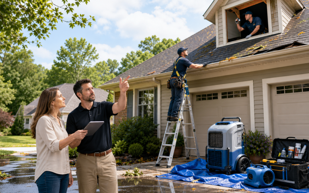 Summer Storm Damage Restoration Services Homeowners Overlook